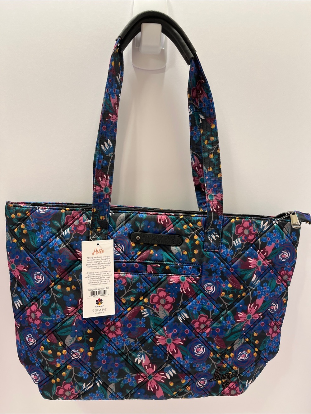 LUG - Skyliner Tote Bag in Whimsy Black